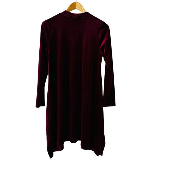 J. Jill Burgundy Long Sleeve Tunic Top Size S Small Petite - Picture 3 of 7